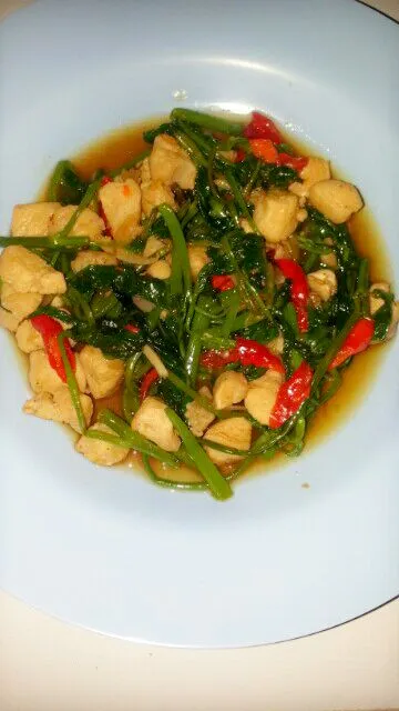 Chicken kangkung|maharani dianさん