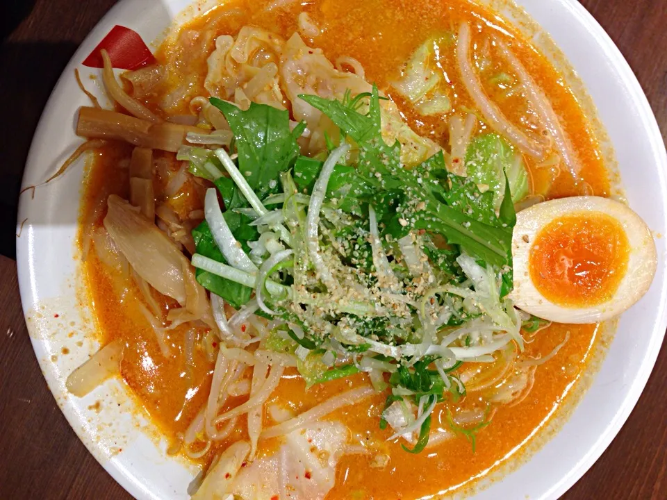 Snapdishの料理写真:辛みそ野菜ラーメン|ゆずあんずさん