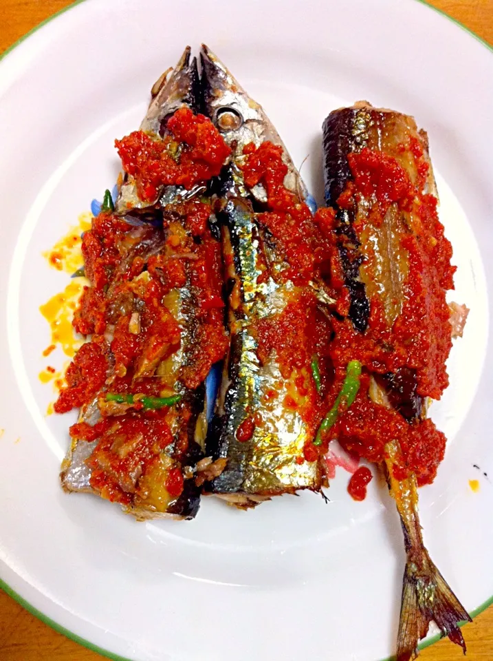 Sanma fish with chillies|melyさん