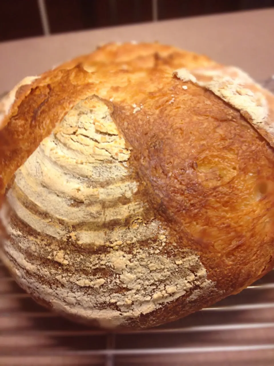 ホシノ酵母のカンパーニュ💓|みどりさん