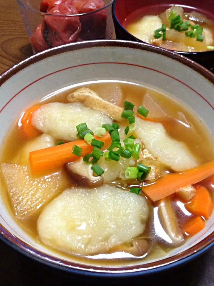 じゃがいものすいとんです。お芋の甘味と柔らかもっちり感♪がたまらない美味しさ☆|ゆんゆんゅんさん