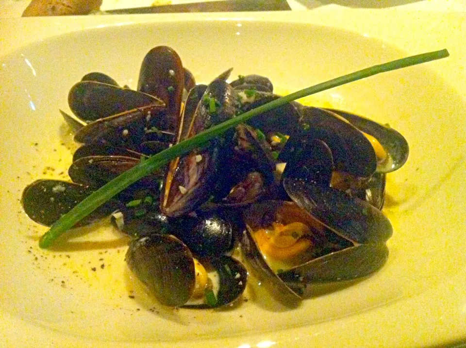 Simmered mussels in a touch of cream|skyblueさん