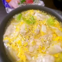 Snapdishの料理写真:水餃子スープ|かんさん