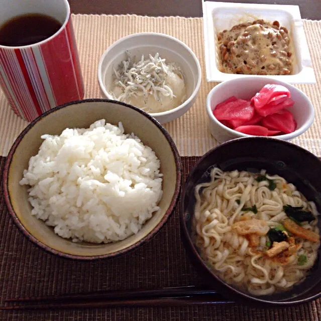 うどん 納豆 大根おろし かぶ|さるさん