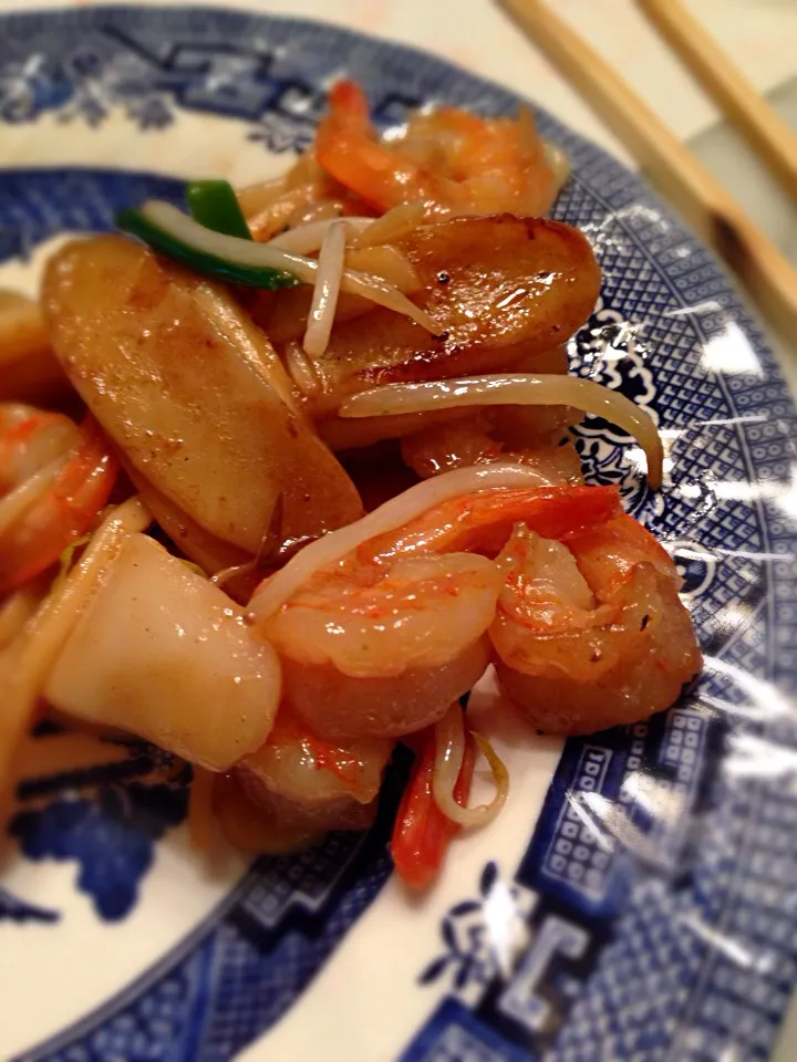 Shrimp and Rice Cakes|happycat^^さん