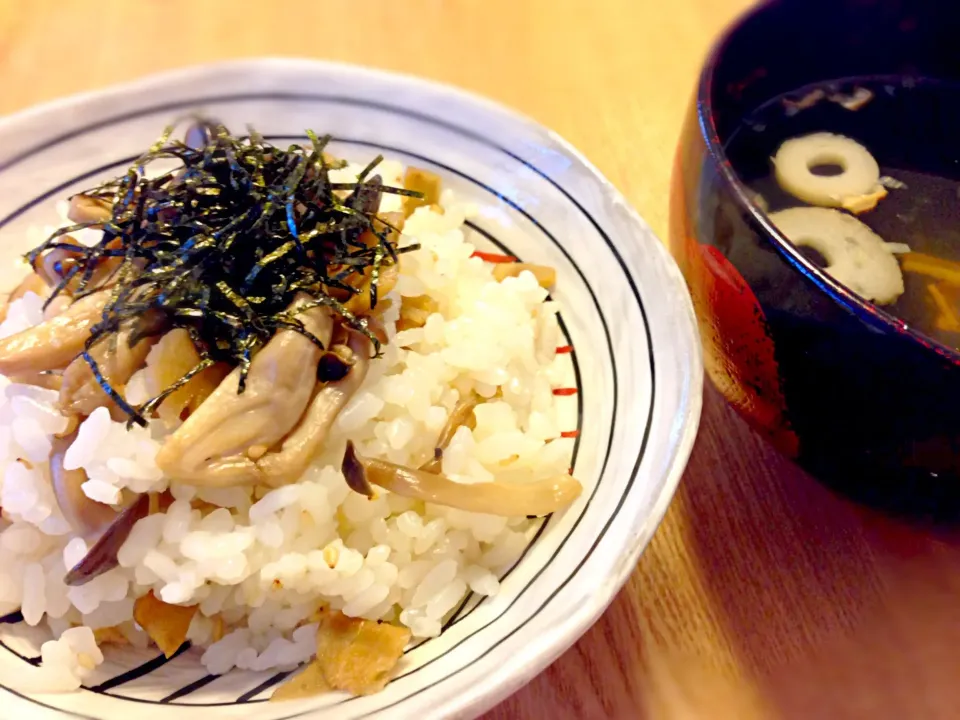 シメジと牛蒡の混ぜ御飯|ユキさん