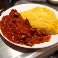 Omurice with beef stew|samさん