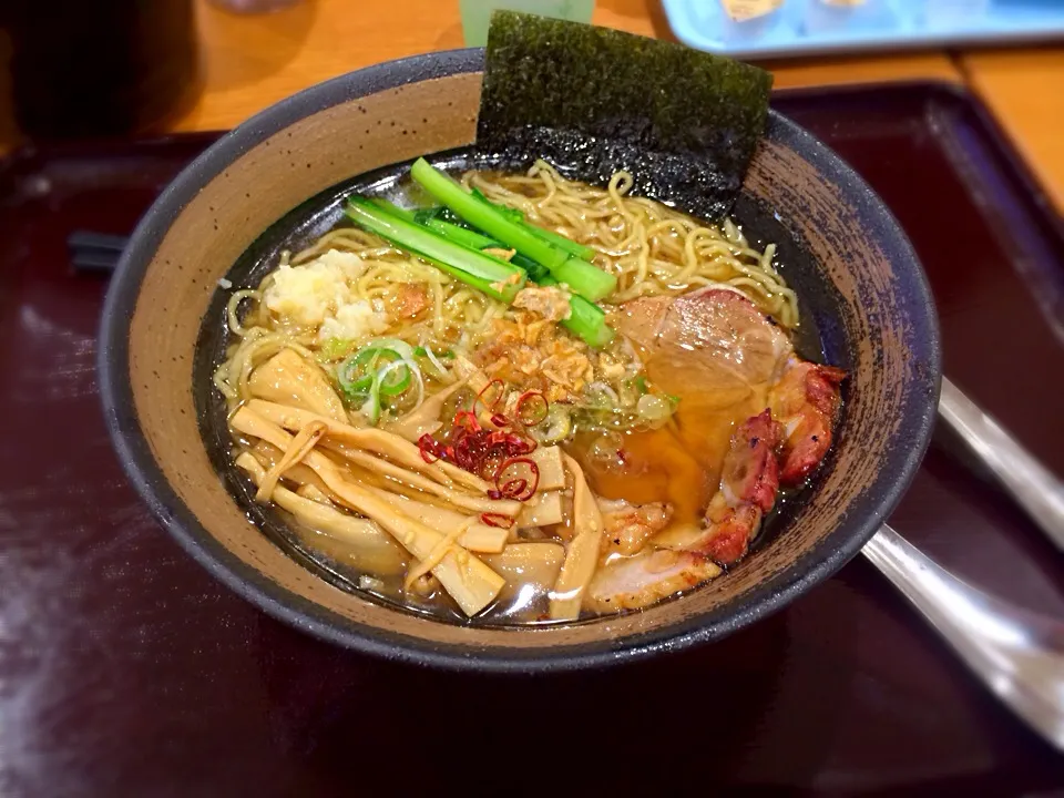 空海というラーメン屋。麺がお気に入りと違うからもう一息かな。スープは上品でいい感じ。|土屋幸治さん