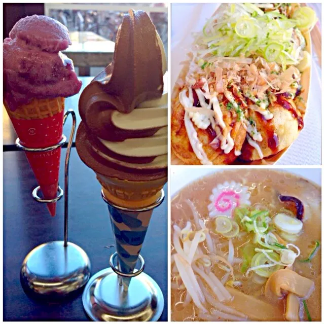 Vanilla&Chocolate🍦Grape Jarato🍇& etc😋遅めのおやつ|🌈Ami🍻さん