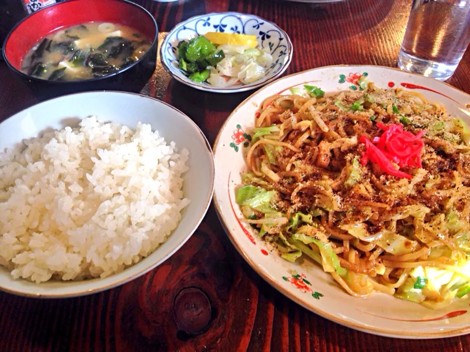 Snapdishの料理写真:富士宮焼きそば定食☆|まるこさん