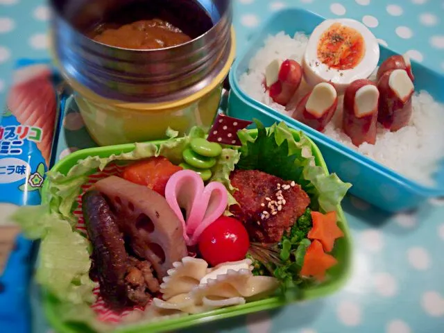 指カレーな息子弁当(*´艸`*)|ゆっとさん