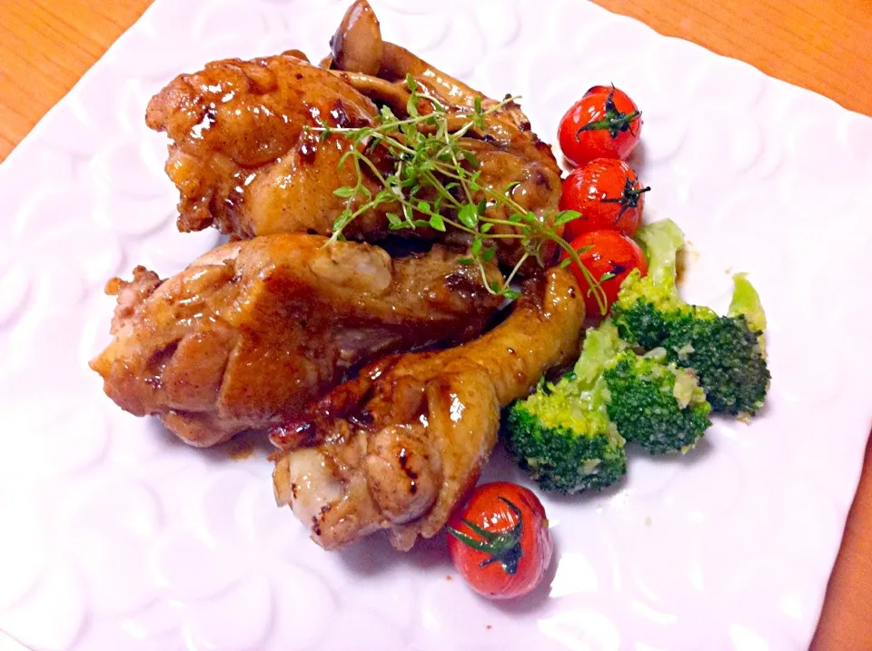 Snapdishの料理写真:Balsamic vinegar & honey chicken|Masakiさん