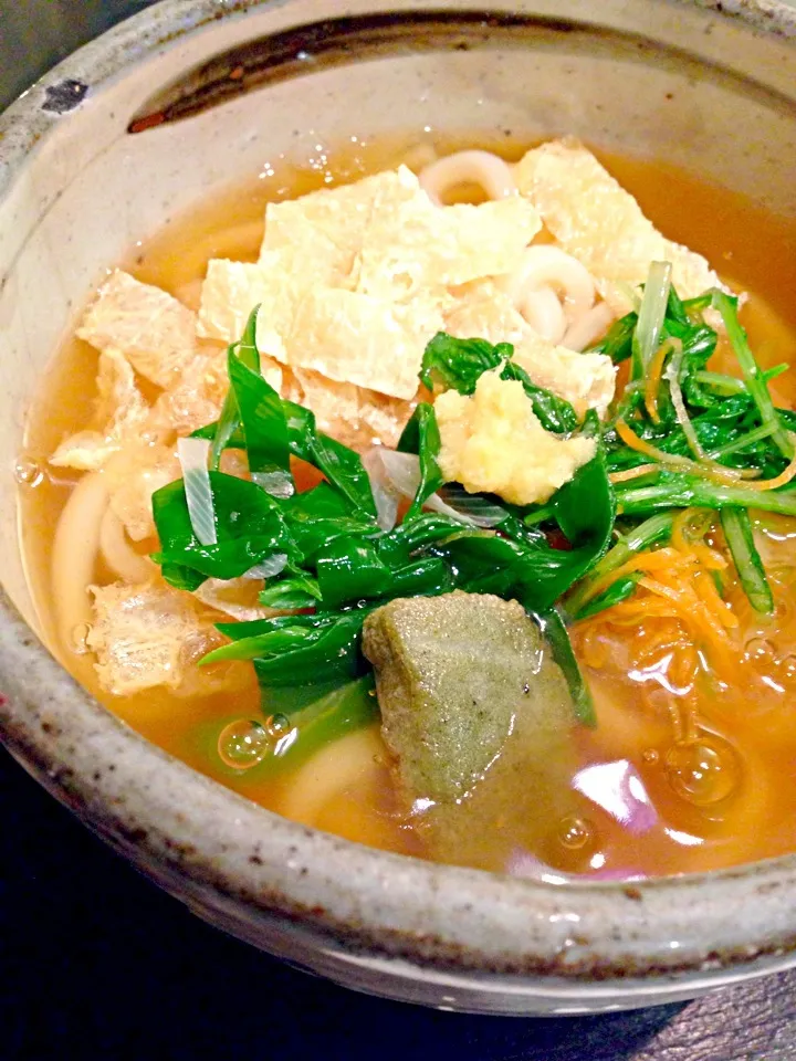 湯葉あんかけおうどん|甘味豆腐さん