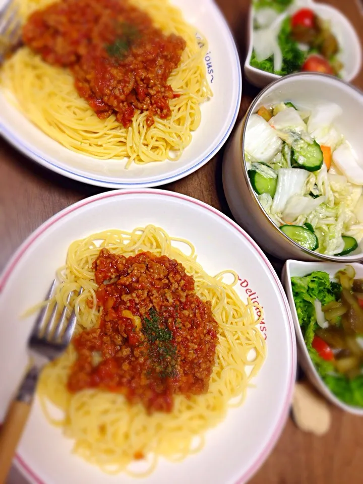 ミートソーススパゲティ|くにすけさん