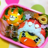 Snapdishの料理写真:ONE PIECE  X'masカルー  キャラ弁|sakuさん