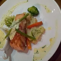 salmon steak|augustさん