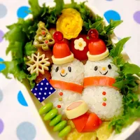 Snapdishの料理写真:雪だるまちゃん弁当❤︎