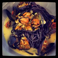 spaghetti and mussels|Jacqueline Herzogさん