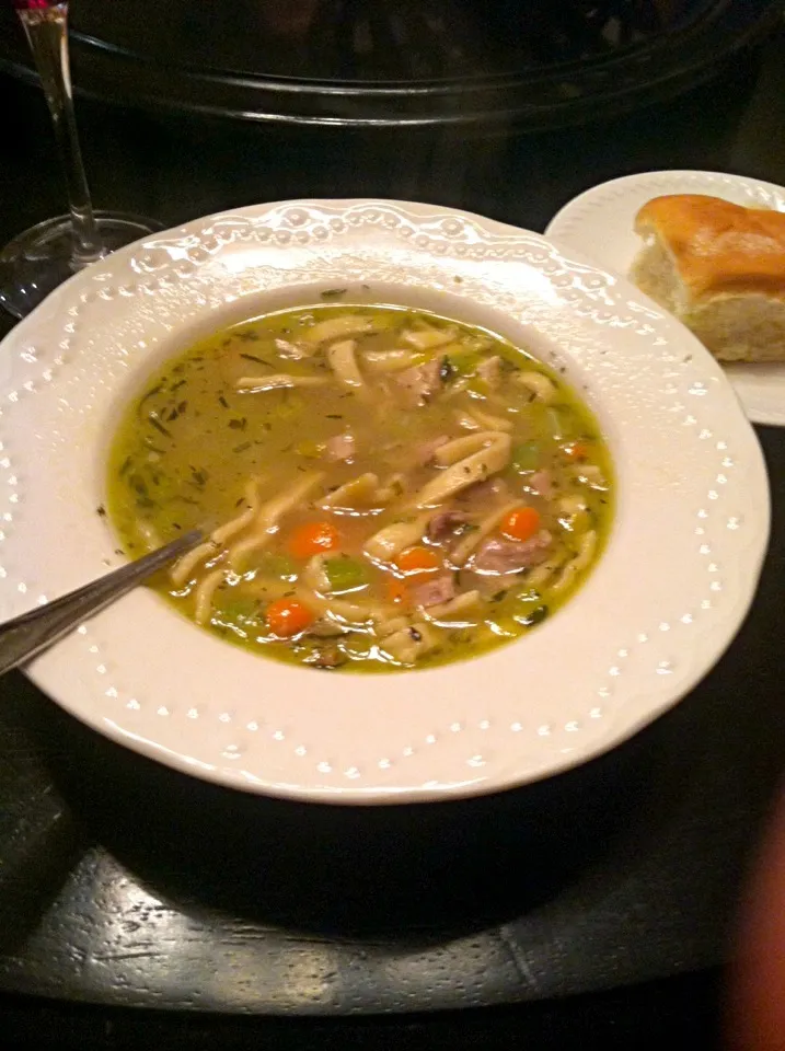 Leftovers 4: Tuscan Turkey Noodle Soup|K Goodnessさん