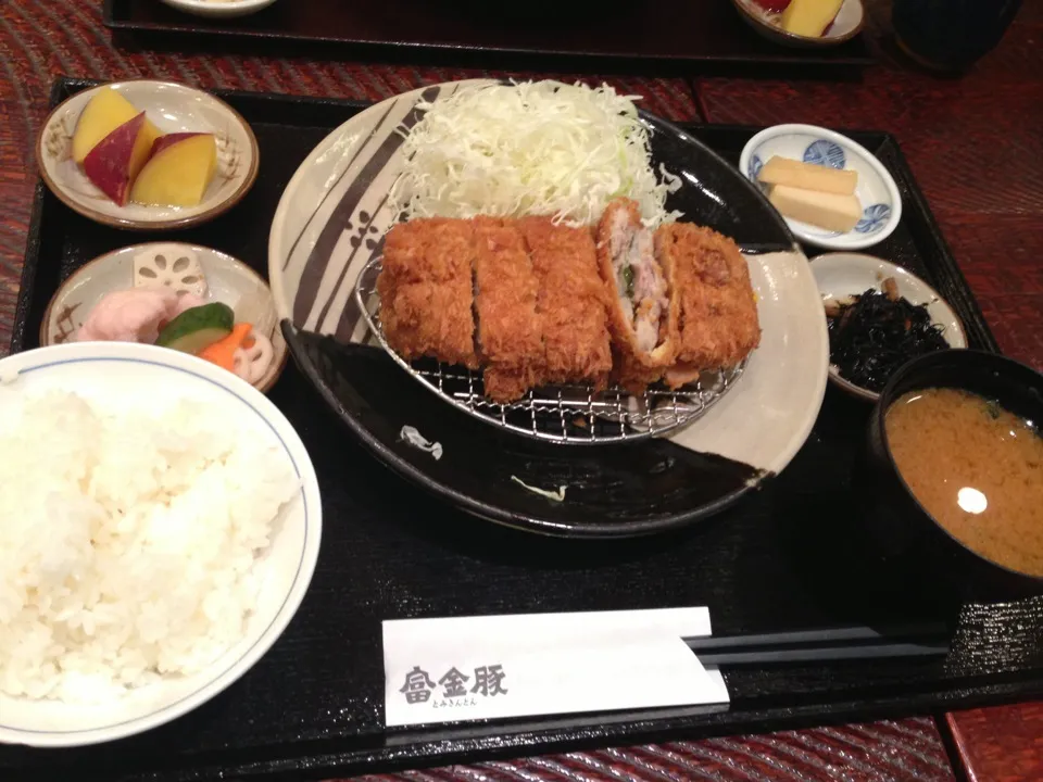 Snapdishの料理写真:梅しそばらカツ|おぎしょーさん