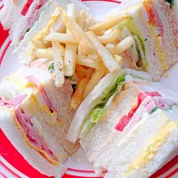 Sandwich&French Fry💦手抜き