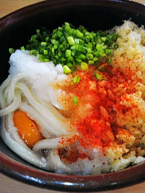 Snapdishの料理写真:♢こんぴら醤油うどん♢＠手打ちうどん・こんぴら|のものも🍻さん