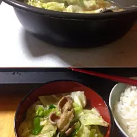 Snapdishの料理写真:Motsu nabe|emrey lacapさん