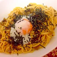 Snapdishの料理写真:高菜パスタ(๑ت๑)♡|むすび丸子さん