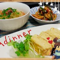 Snapdishの料理写真:素朴なdinner∩･×･∩|me_coさん