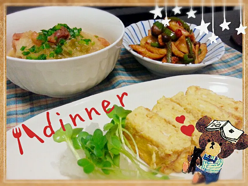 素朴なdinner∩･×･∩|me_coさん