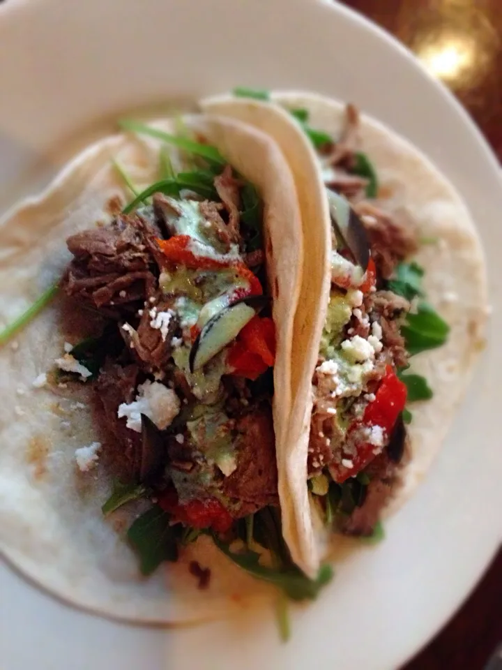 Snapdishの料理写真:Lamb tacos!!|Maria Schlossbergさん