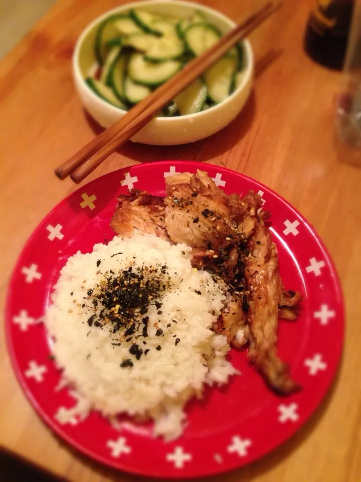 Fish rice and cucumber|Wei Xiongさん