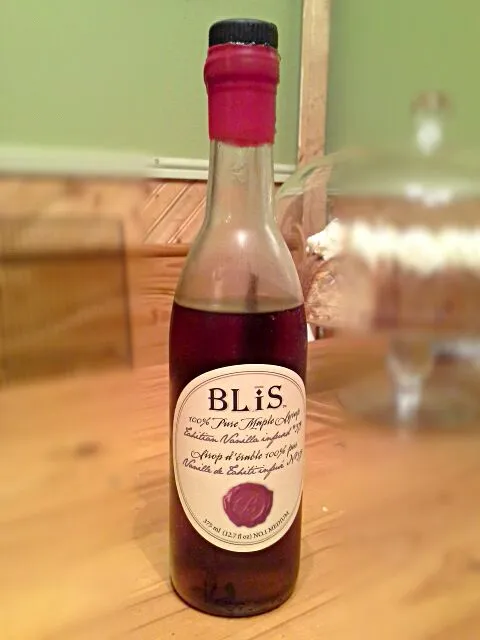 Snapdishの料理写真:Bliss pure maple syrup infused with tahitian vanilla|Fe's kitchenさん