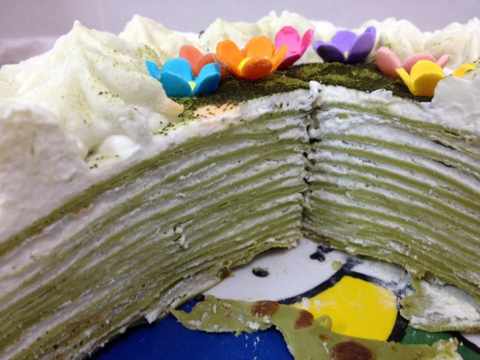 Crepe cake (green tea)|Sweetaddictsさん