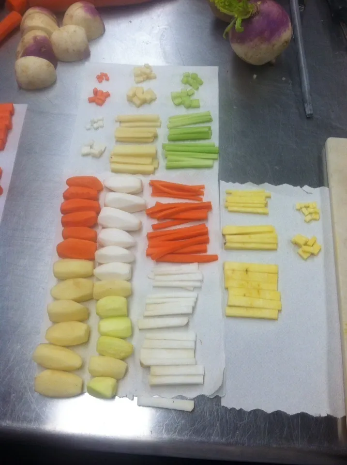 Veggie cuts display|Jennifer Ciminoさん