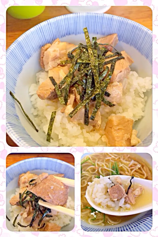 Snapdishの料理写真:お得なランチ飯！塩肉飯！|morimi32さん