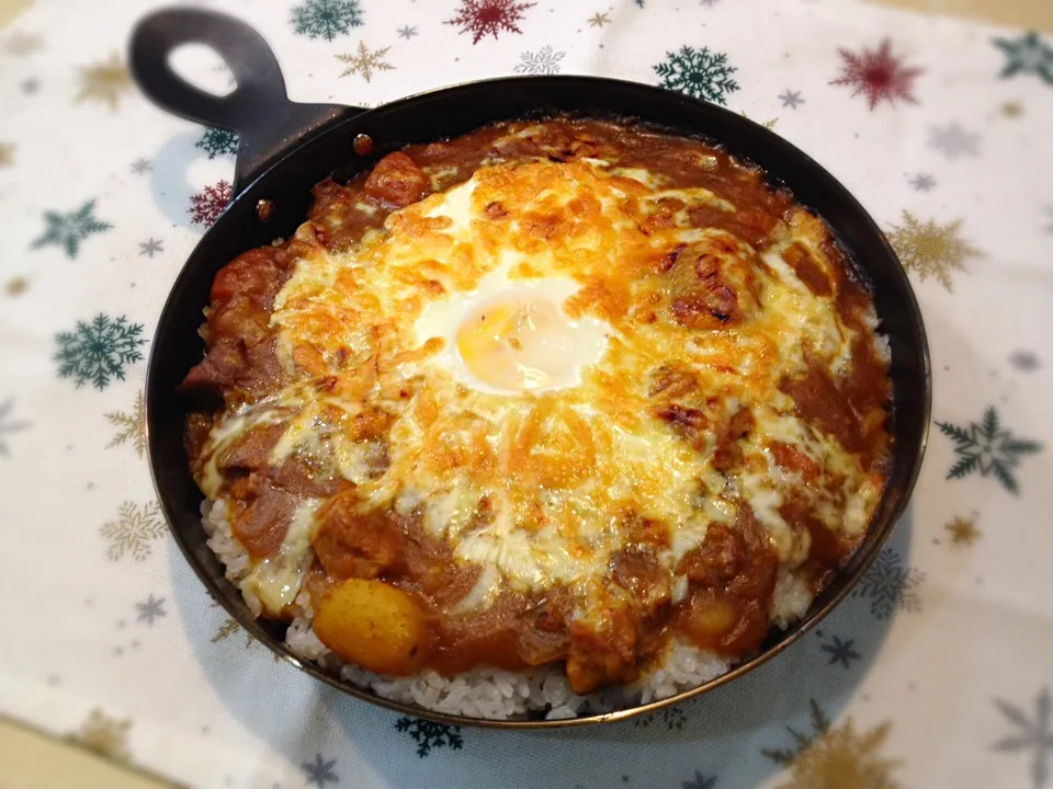 グリルパンde焼きカレー|うっちーさん