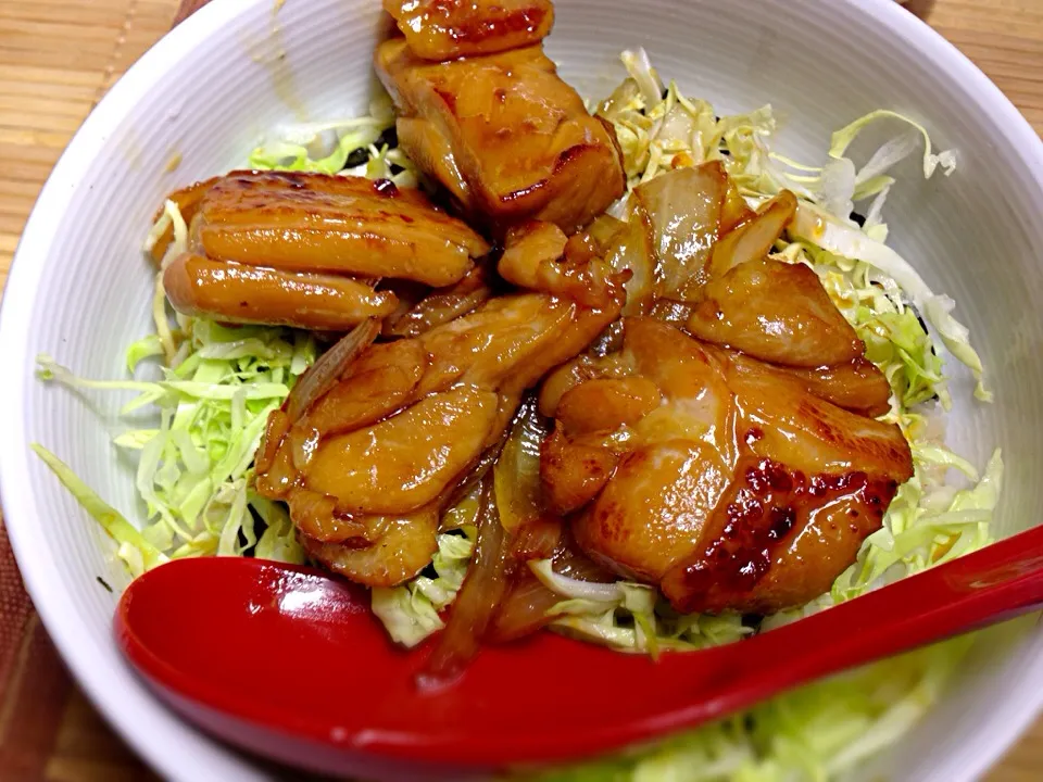 Snapdishの料理写真:焼き鳥丼(きじ丼)|マカロニ公爵さん