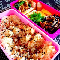 Snapdishの料理写真:彼氏さん用お弁当|angelmanamiさん