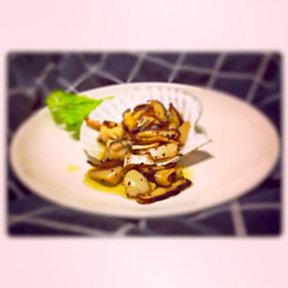 Clam and Mushroom Sauté|Leiko Usukiさん