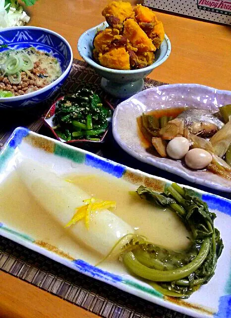 大根の姿煮( *^艸^)♪南瓜アーモンドサラダ|ゆず( ˘ ³˘)♥さん