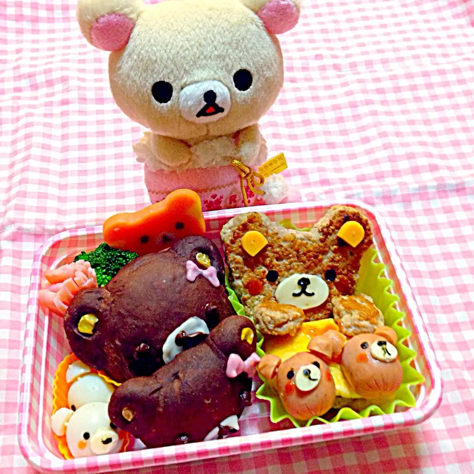 リラックマパン弁当🐻💗💗💗|ともきーた (伊藤 智子)さん