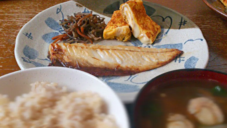 焼き魚定食【鯖】|プチテンよすさん