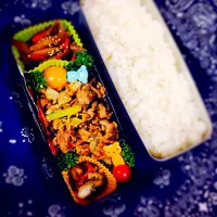 Snapdishの料理写真:旦那さま弁当|かおりんごさん