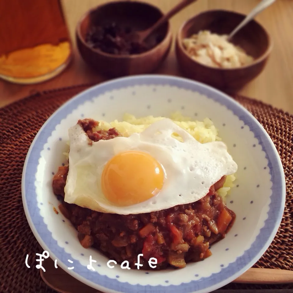 プーティさんの料理 根菜たっぷり 和風なキーマカレー🎶|ぽにょ☆さん