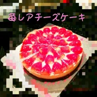 Snapdishの料理写真:苺レアチーズケーキ|Keiko Nishihataさん