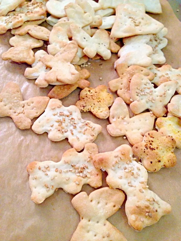 homemade crackers ;)|Len(^_−)−☆さん