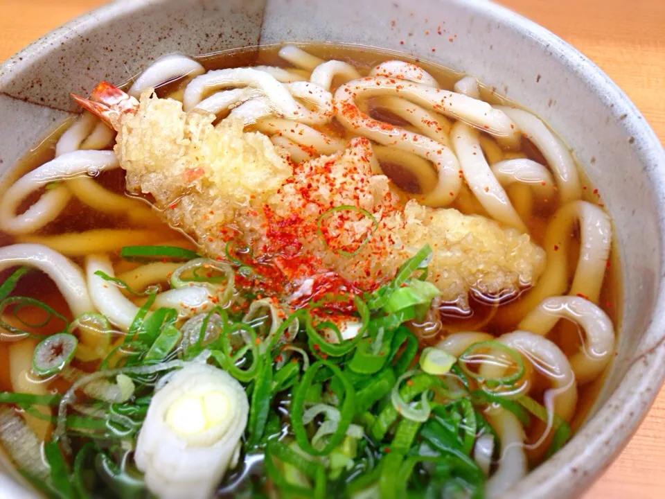 今日の賄い♡天ぷらうどん|ちっきーさん