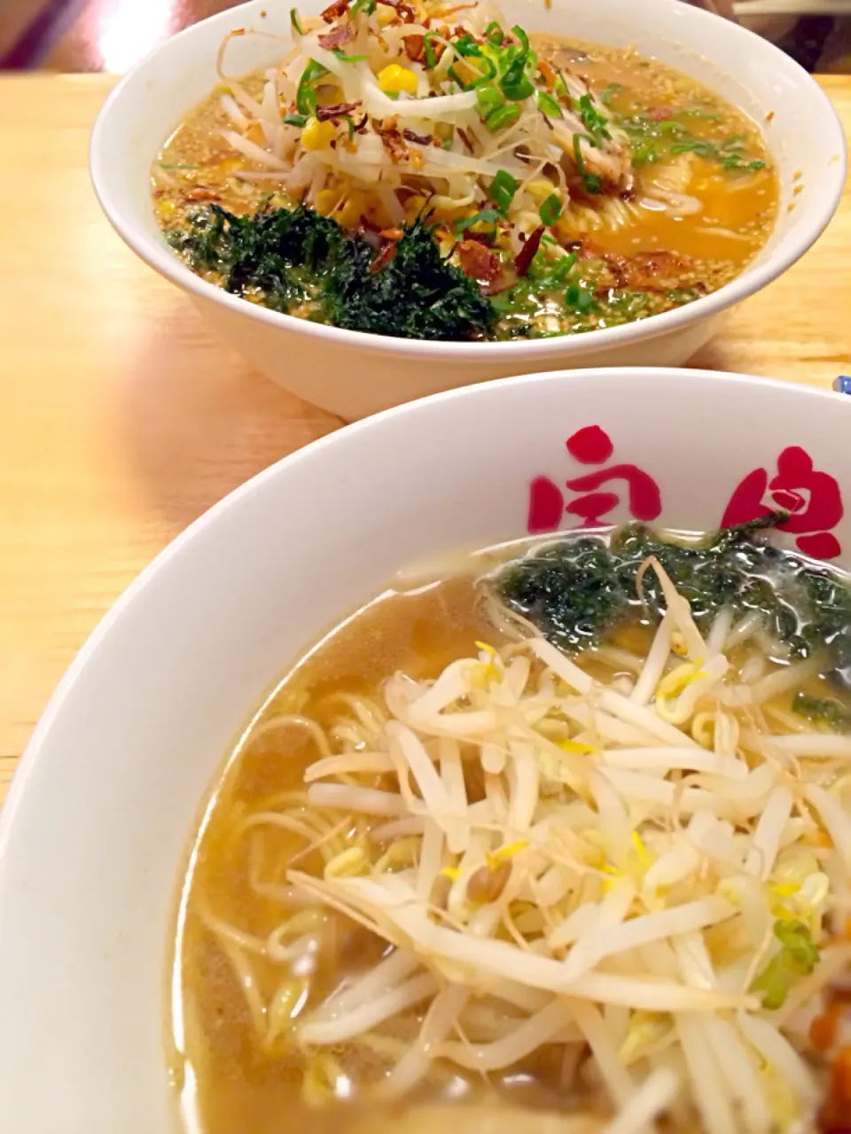 きびなごラーメン、味噌ラーメン大盛り|あきらさん