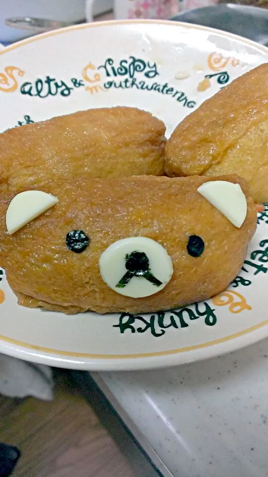 Snapdishの料理写真:リラックマいなり|ゆっきぃ。さん